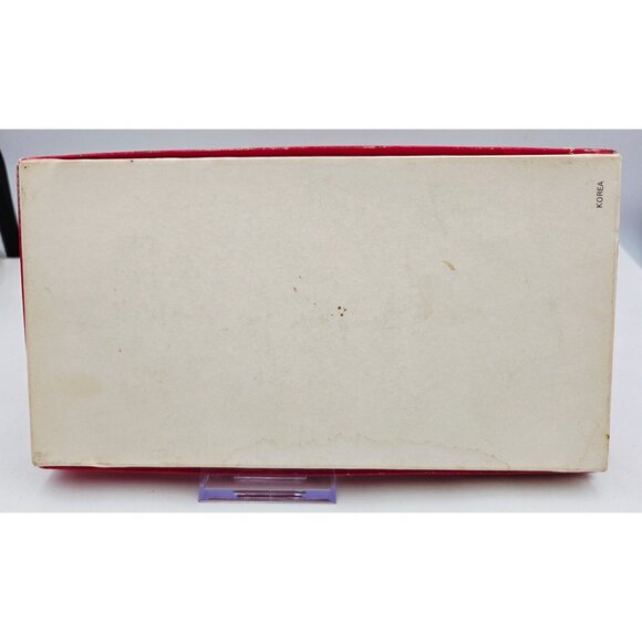 Vintage Cranberry Serving Set Leonard Stainless Steel Spoon & Tray in Box - Picture 10 of 11